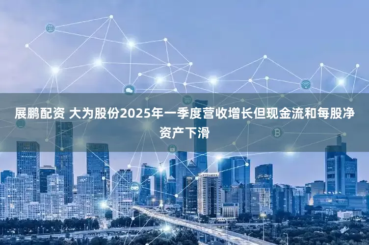 展鹏配资 大为股份2025年一季度营收增长但现金流和每股净资产下滑