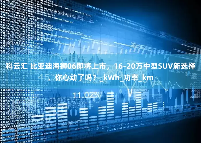 科云汇 比亚迪海狮06即将上市，16-20万中型SUV新选择，你心动了吗？_kWh_功率_km